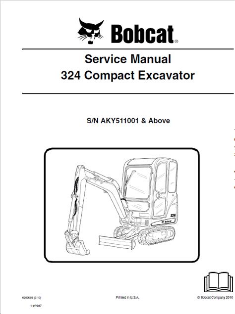 bobcat 324 mini excavator parts manual|bobcat 324 attachments.